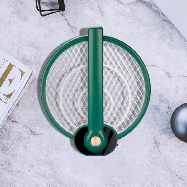 Handheld Home Electric Fly Mosquito Swatter Racket Garden Pests Anti Trap Lamp - Image 7