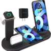 30W Dock Universal Charge 4 6 in 1 Fast Charger Stand Charging Wireless Charger 3in1 Station for Mobiles & Watch Phone